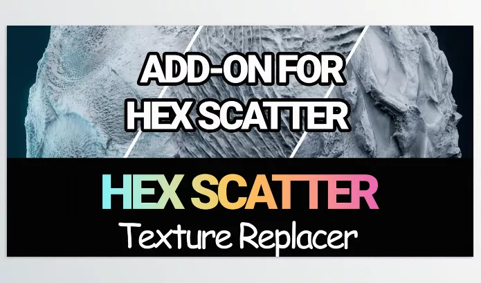 Blender Addon – Hex Scatter Textures Replacer by BananaPig27 – Download