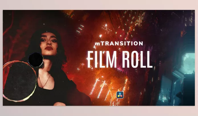 Resolve Tool – mTransition Film Roll DVR by MotionVFX – Download