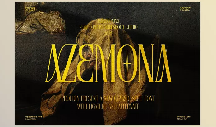 Font – Azemona Classy Serif Font by Slide Shoot – Download