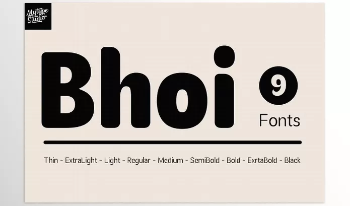Font – Bhoi Playful and Versatile Rounded by Mytype Studio – Download