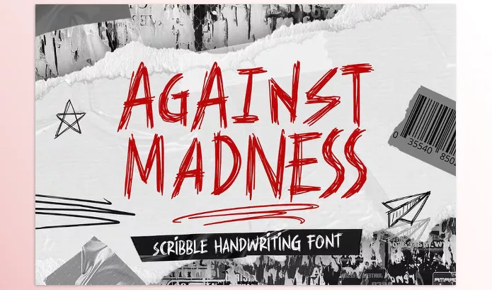 Font – Against Madness Scribble font by Arterfak Project – Download