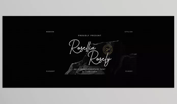 Font – Rosellia Rosely Font by Syauqi Studio – Download