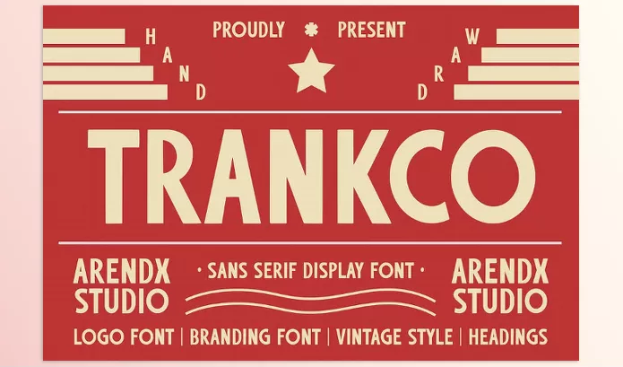 Font – Trankco Display Font by Arendxstudio – Download