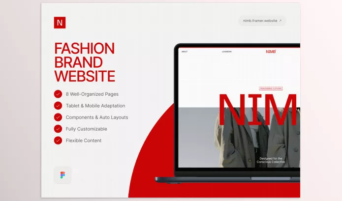 Asset – NIMB Fashion Brand Website by UI8 – Download
