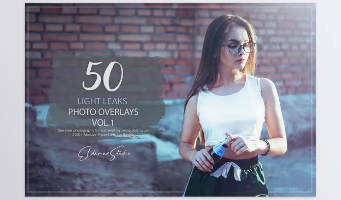 Lightroom Preset – 50 Light Leaks Photo Overlays Vol. 1 by Artstation – Download