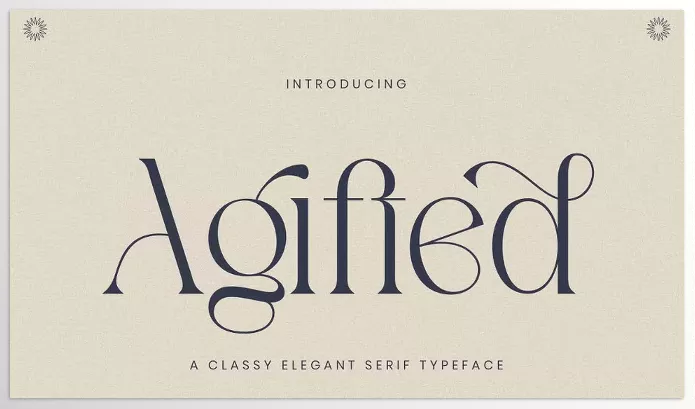 Font – Agifted Elegant Serif Font by Flawless And Co – Download