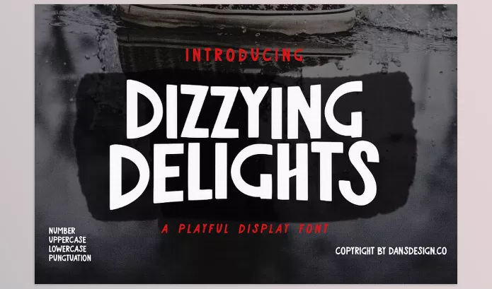 Font – Dizzying Delights Playful Comic Font by dansdesign – Download
