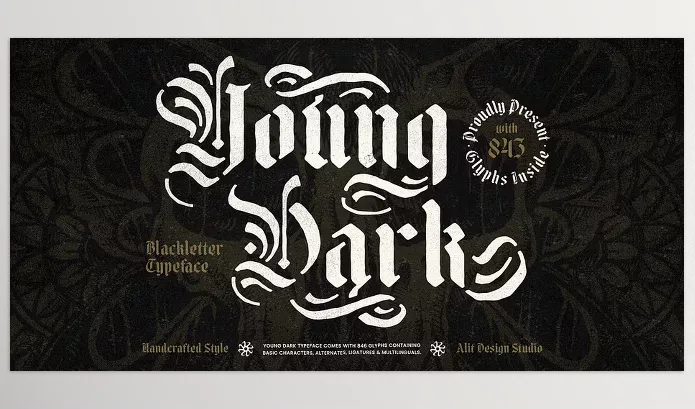 Font – Young Dark Typeface by FONTSPRING – Download