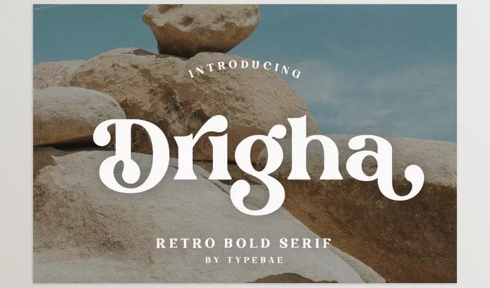 Font – Drigha Stylish Serif Font by Typebae – Download