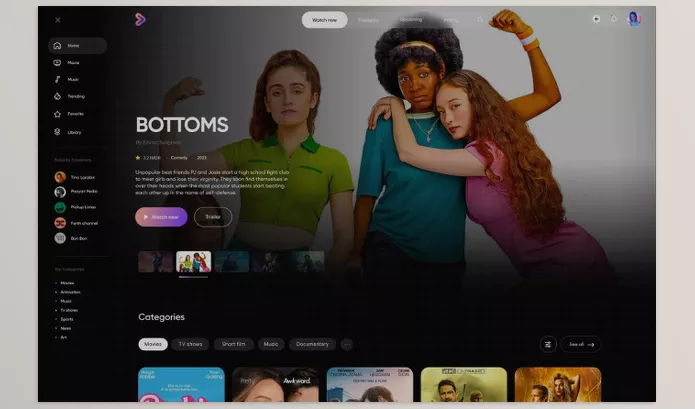 Asset – Video Streaming Web UI Kit by Forough – Download
