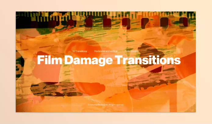 Asset – Film Damage Transitions by StudioZnak – Download 57097571