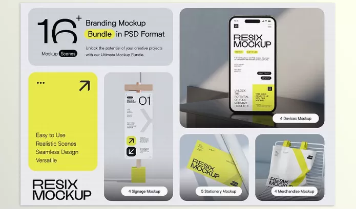 Photoshop Plugin – Clean Style Branding Mockup Bundle by improstudio – Download