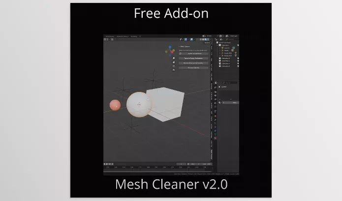 Blender Addon – DECODED’s Mesh Cleaner for Blender by Rob Dickinson (DECODED) – Download