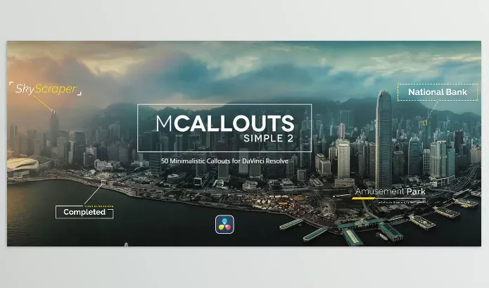 Resolve Tool – mCallouts Simple 2 DVR by MotionVFX – Download