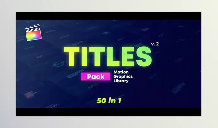 Asset – Titles Pack Final Cut Pro by arleksey – Download 57951289