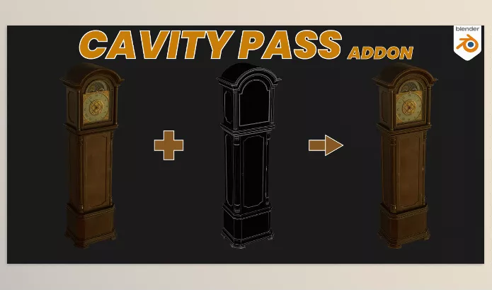 Blender Addon – Cavity Pass by Amandeep – Download