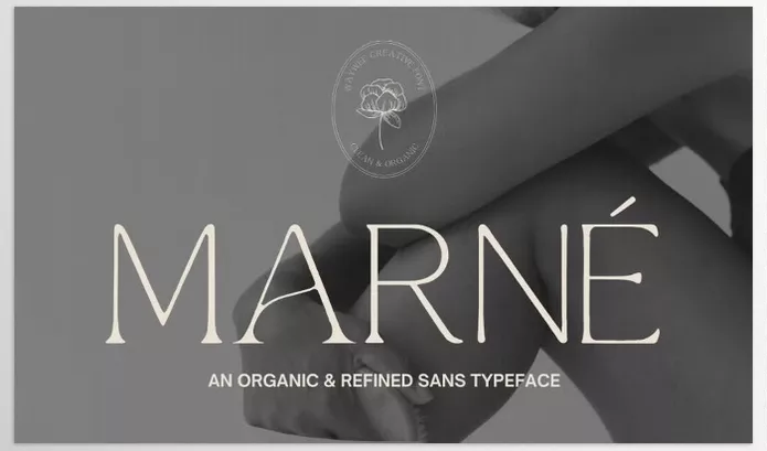 Font – MARNÉ Modern Organic Sans Serif by Creacy Studio – Download