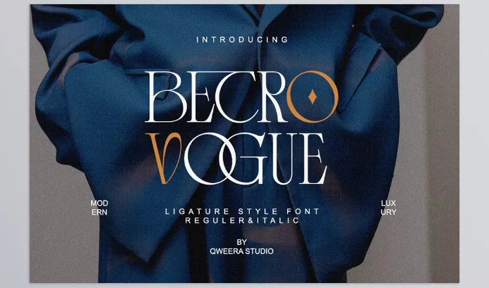 Font – Betro Vogue Modern Elegant Luxury by Qweera Studio – Download