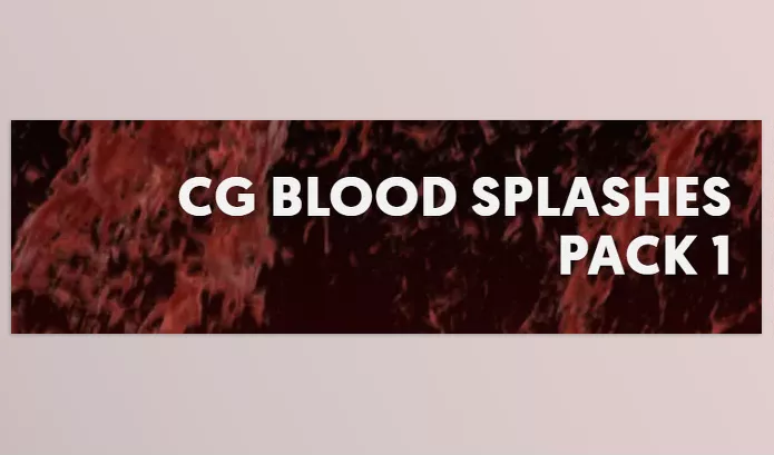 Asset – CG Blood Splashes Pack 1 by FX Elements – Download