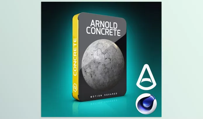 Asset – Arnold Concrete Materials for Cinema 4D by Motion Squared – Download