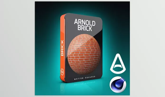 Asset – Arnold Brick Materials for Cinema 4D by Motion Squared – Download