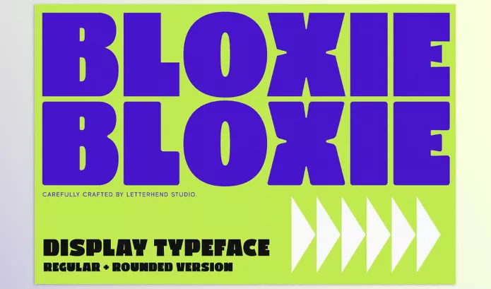 Font – Bloxie Bold Display Font by Letterhend Studio – Download