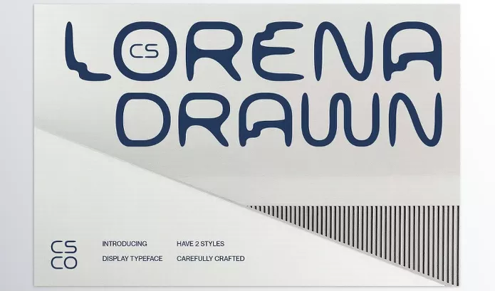 Font – CS Lorena Drawn by Craft Supply Co. – Download