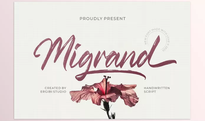 Font – Migrand by ErgibiStudio – Download