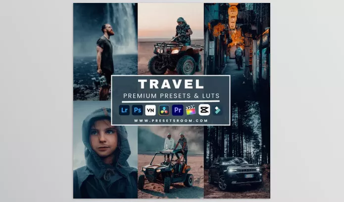 Lightroom Preset – Travel lightroom presets and luts collection by Presetsroom – Download