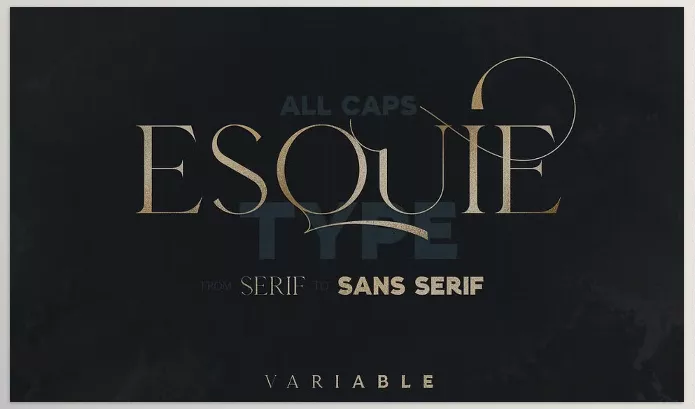 Font – Esquie from serif to sans typeface by VP Fonts – Download