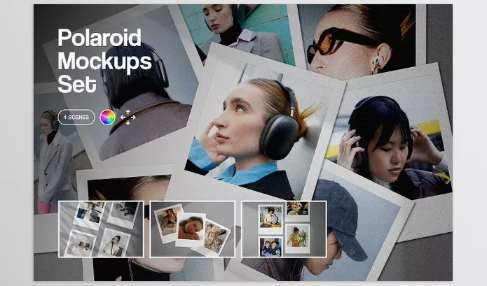 Photoshop Plugin – Polaroid Photo Mockup by Design Squad – Download