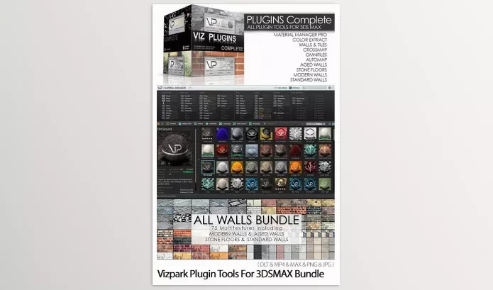 3Ds Max Asset – The VIZ PLUGINS Bundle for 3DSMAX by VisualStorms – Download