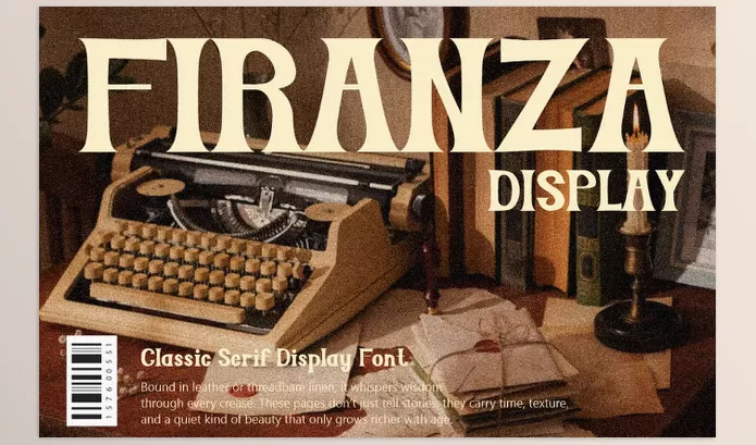 Font – Firanza Display Classic Serif Font by PutraCetol Studio – Download