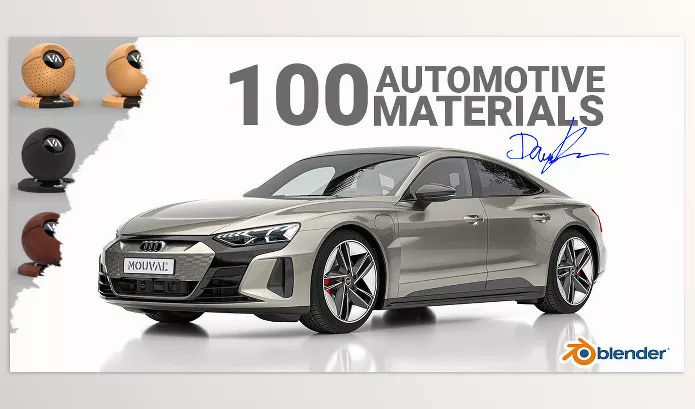 Asset – MAML | MOUVAL Automotive Material Library Blender Addon by Damian Mathew – Download