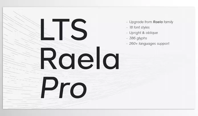 Font – Raela Pro a Geometric Sans Family by Lettertype Studio – Download