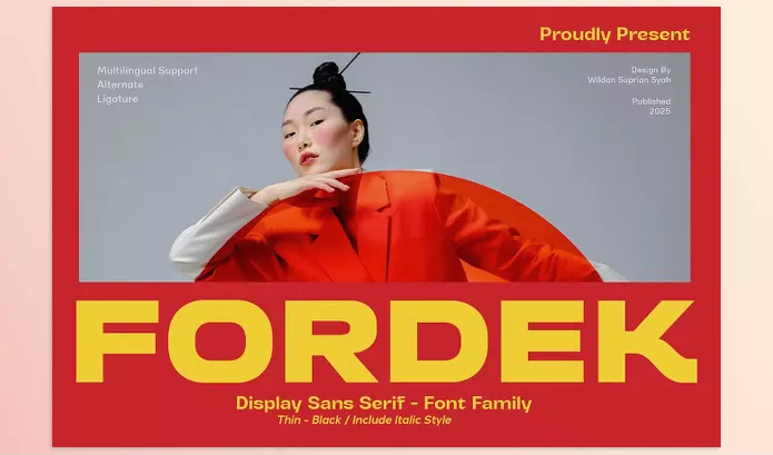 Font – Fordek Font by Wildan Type – Download