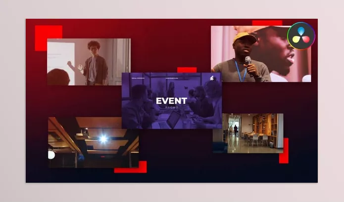 Asset – Event Promo Slides for DaVinci Resolve by LikeThisMotion – Download