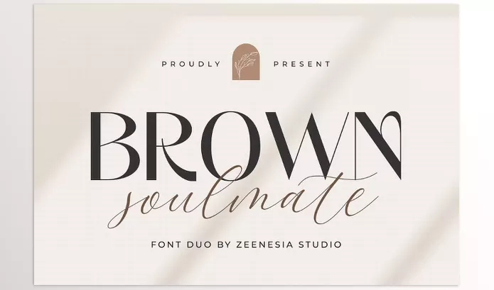 Font – Brown Soulmate A Charming Font Duo by zeenesia – Download