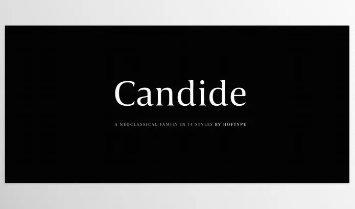 Font – Candide Font Family by Hoftype – Download