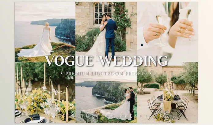 Lightroom Preset – Vogue Wedding Editorial Film Lightroom Presets by CityTurtles – Download