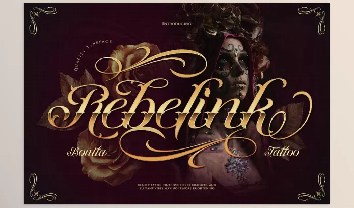 Font – Rebelink Font by Burntilldead – Download