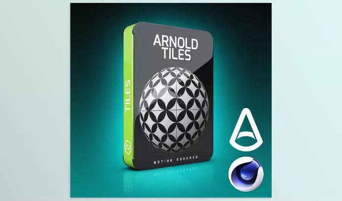 C4D Asset – Arnold Tile Materials for Cinema 4D by Motion Squared – Download