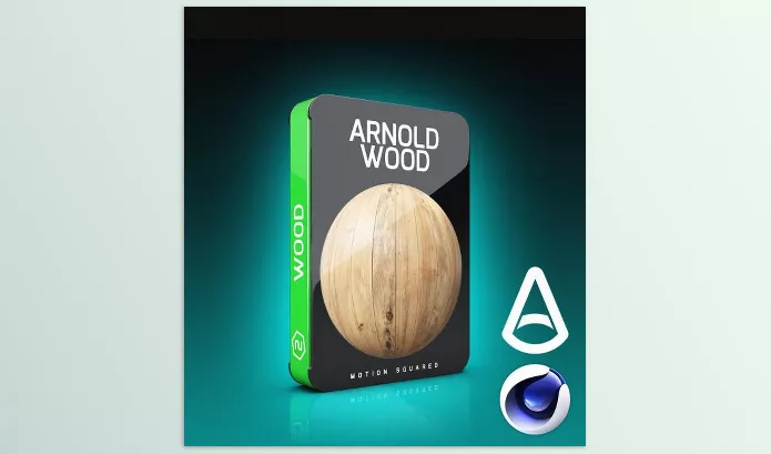 C4D Asset – Arnold Wood Materials for Cinema 4D by Motion Squared – Download