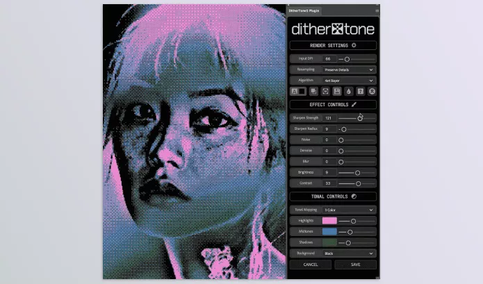 Photoshop Plugin – DitherTone PRO by Doronsupply – Download