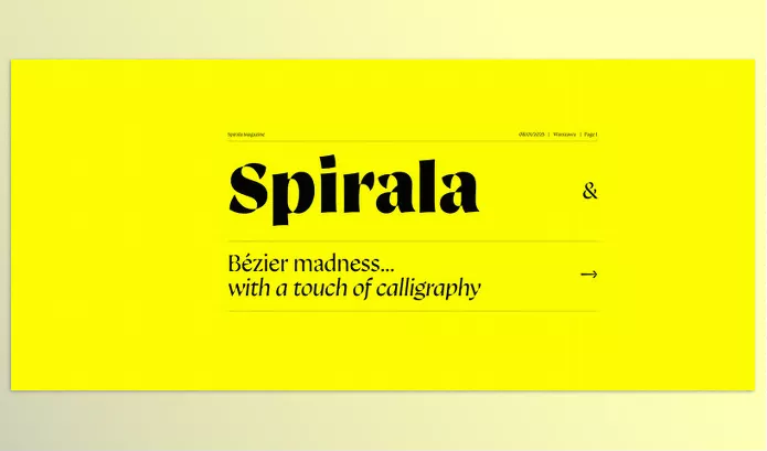 Font – Spirala Display Font Family by Machalski – Download