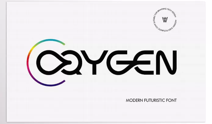 Font – Oqygen Futuristic Font Logo Brand by WhymoreArt – Download