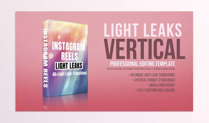 Project – Instagram Reels Light Leaks by MockupDesign23 – Download