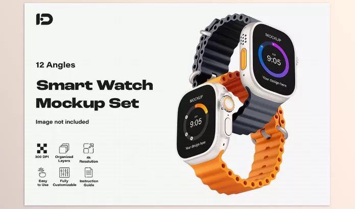 Photoshop Plugin – Apple Watch Ultra Mockup Set by ForgeDesign – Download