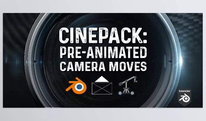 Blender Addon – Cinepack: Pre-Animated Camera Moves by Lewis Martin – Download
