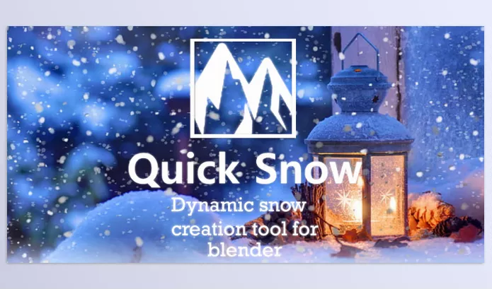 Blender Addon – Quick Snow by Anindya Jana – Download